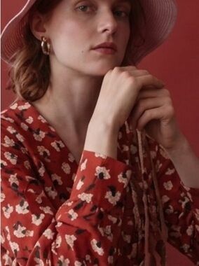 Petite Studio Red Floral Dress